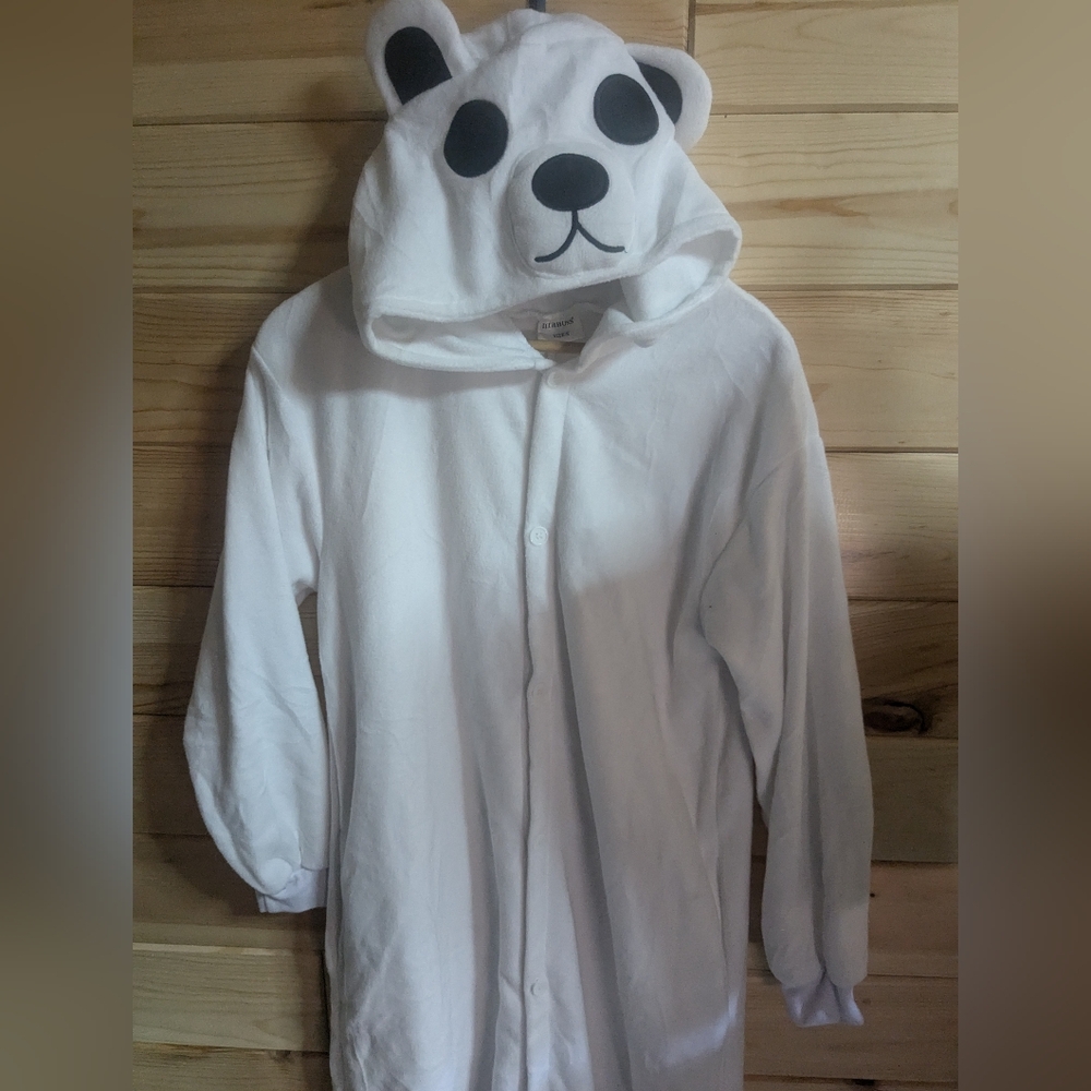 NWOT One Piece Polar Bear pajamas/Halloween costume adult large